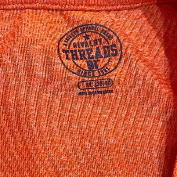 Oregon State Beavers OSU Shirt Men’s Medium Orange Short Sleeve - Picture 6 of 8